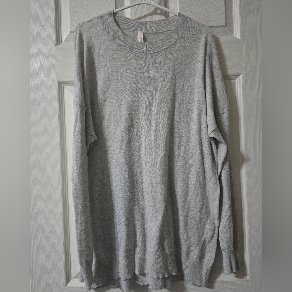 The Group by Babaton Cotton & Cashmere Lightweight Crewneck Sweater, Size Small.